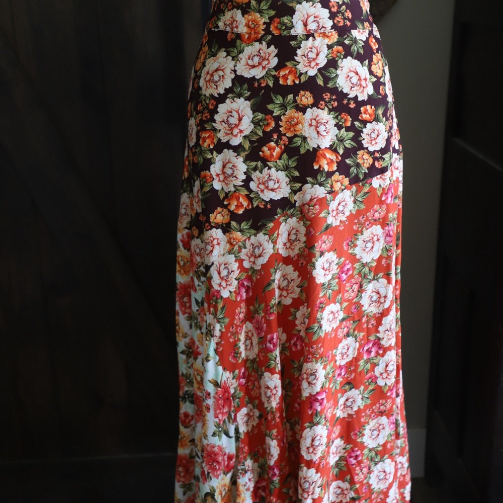 Farm Rio floral skirt